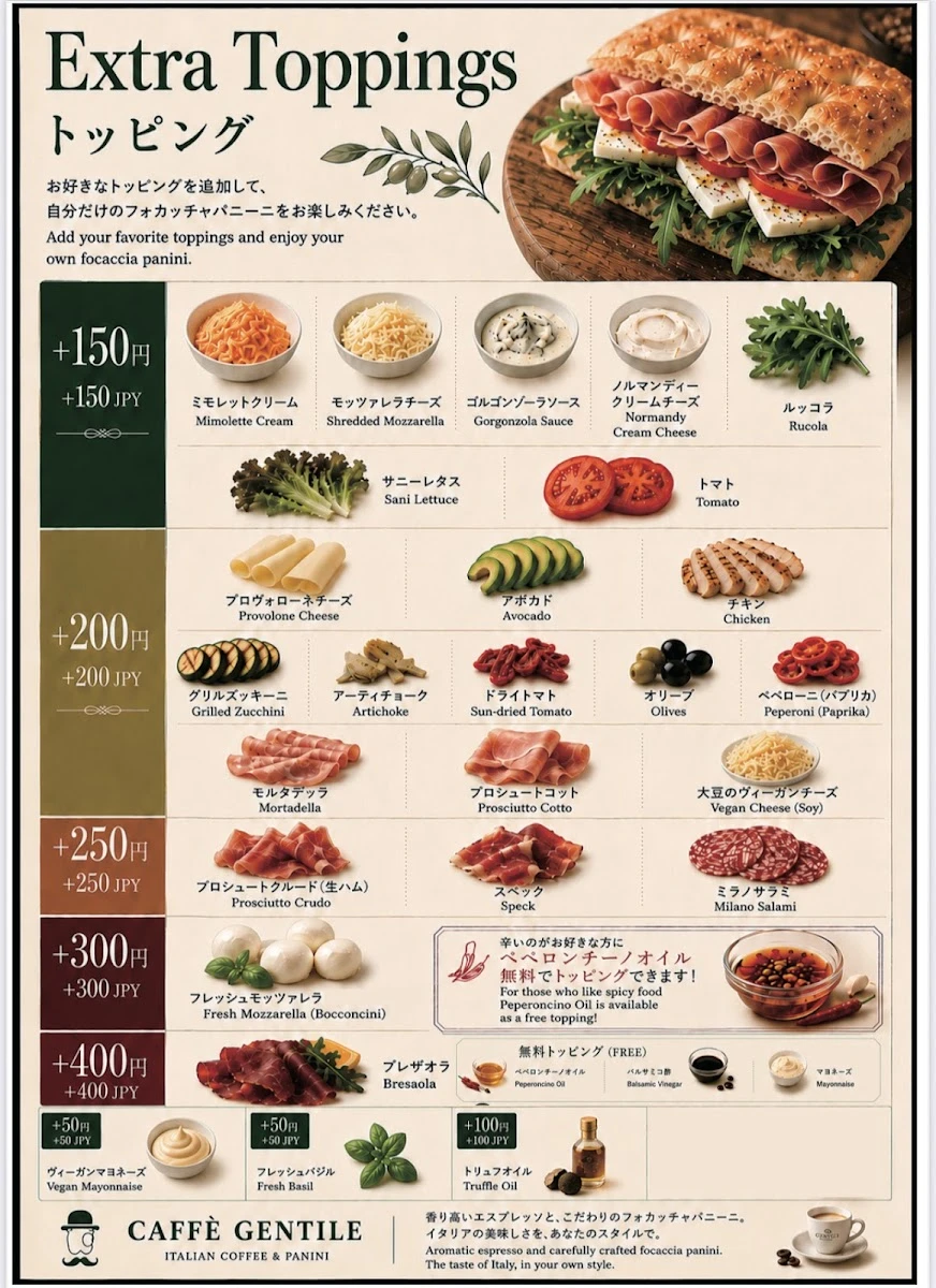 CAFFE GENTILE 菜单照片 2